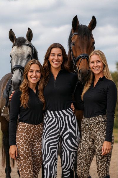 Reitleggings "Wild Giraffe" mit High Grip